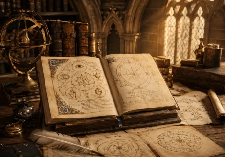 Medieval Study in Golden Light | Architecture of the Human Person e-Course